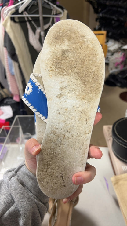 Blue Sandals 10