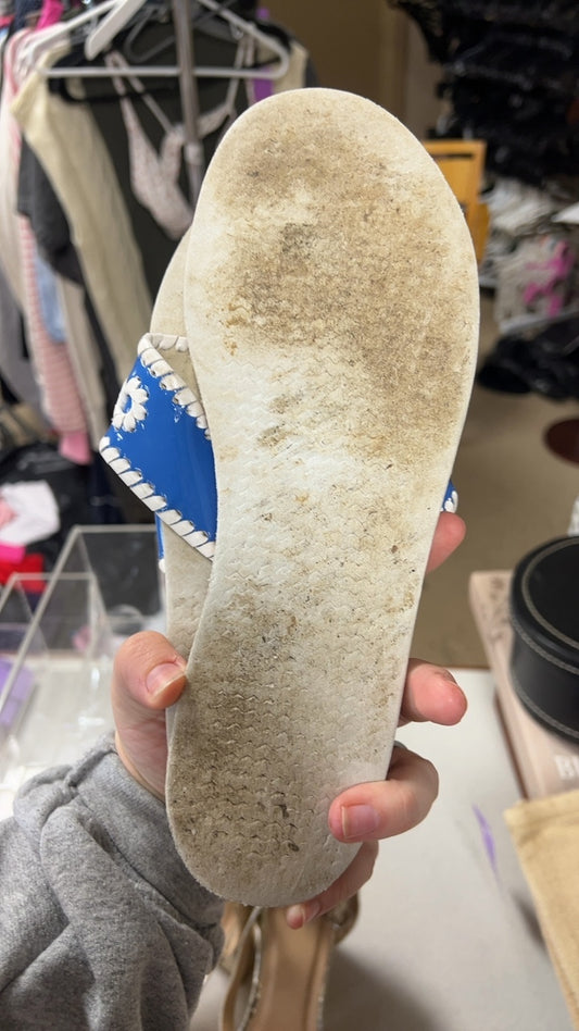 Blue Sandals 10