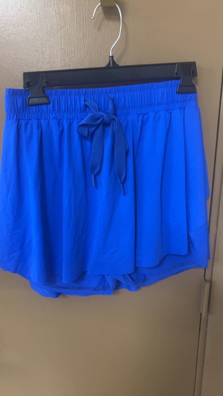 Blue Athletic Skort Large