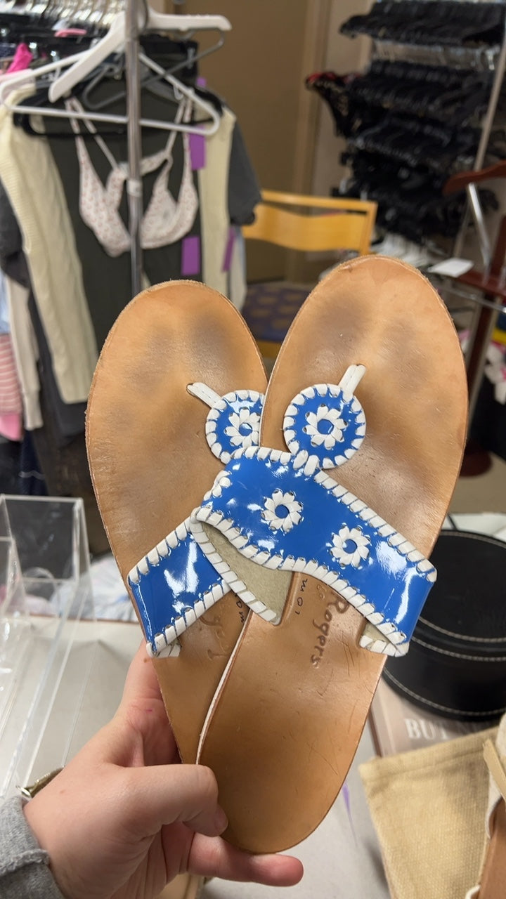 Blue Sandals 10