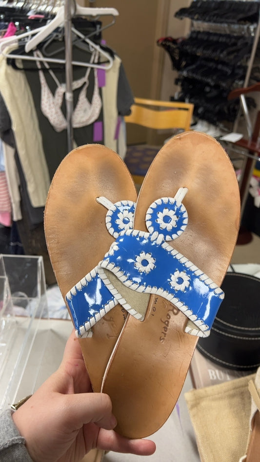 Blue Sandals 10
