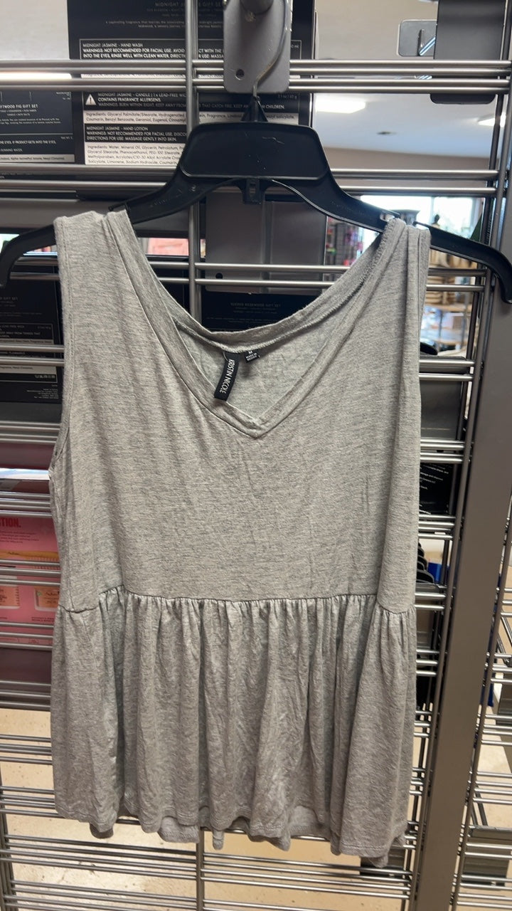 Gray Tank top Medium