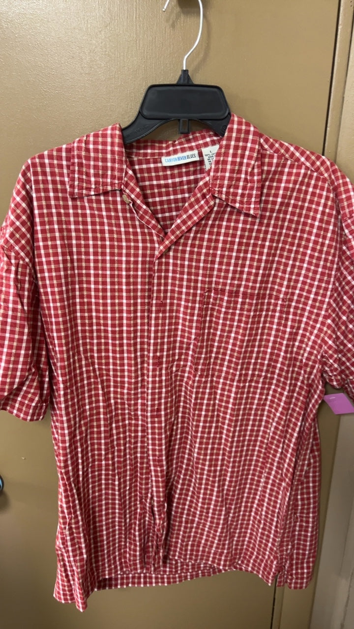 Canyon River Blues Shirt MENS Large