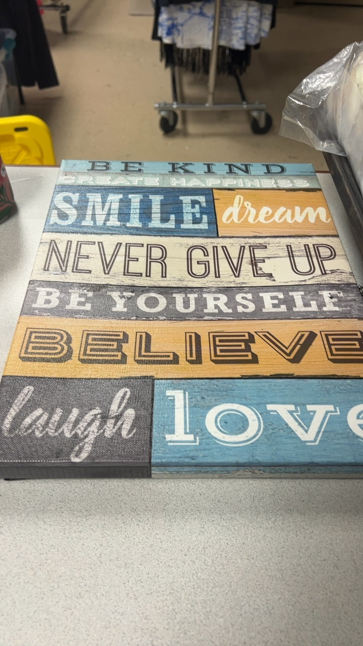 Decorative Plaque Be Kind