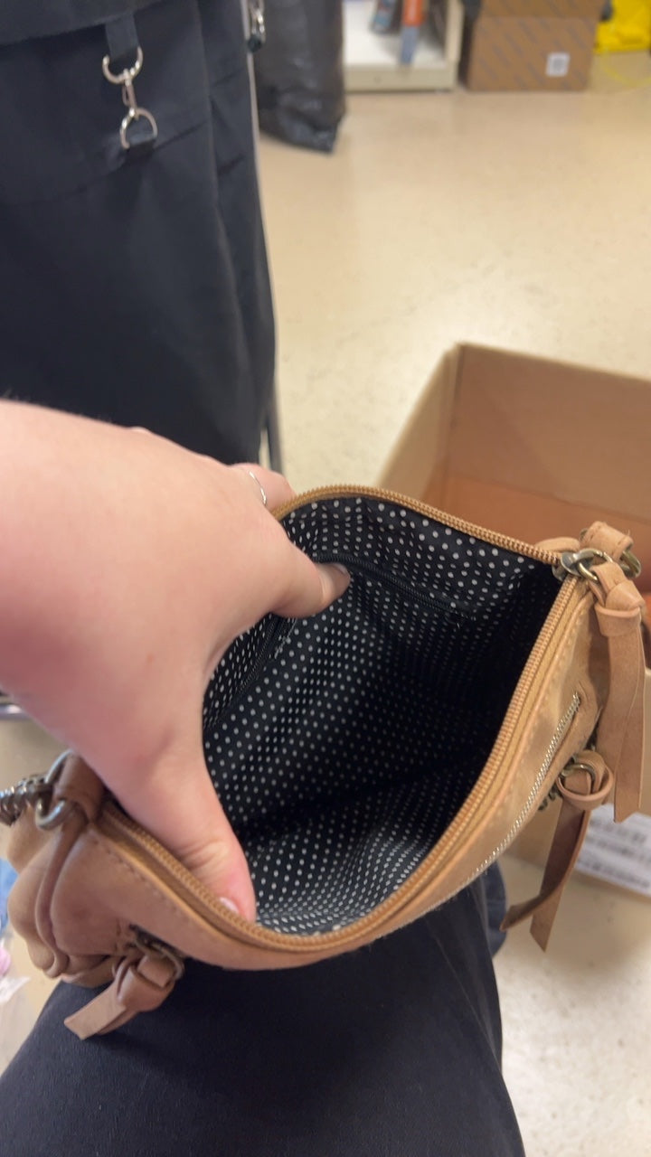 Bag Brown with Zippers 