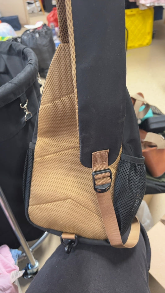 Bag brown and black 