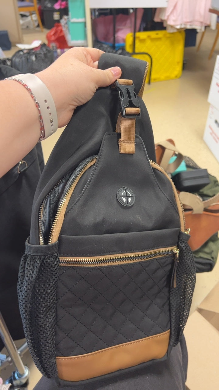 Bag brown and black 