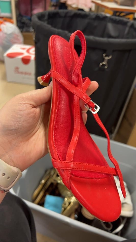 Red Sandals 8