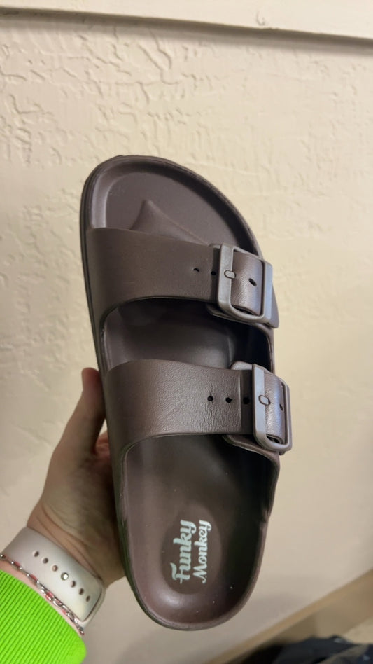 Furry Monkey Sandals 8