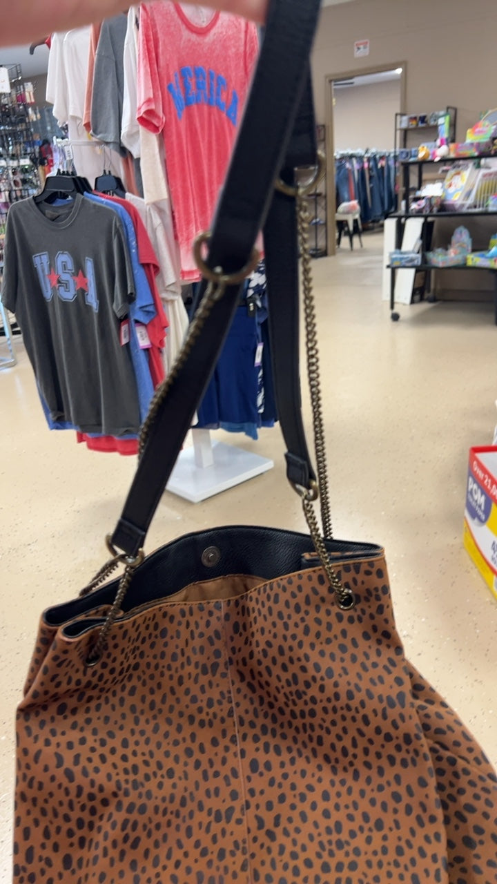 Bag cheetah print 