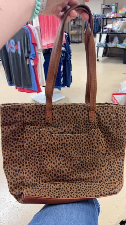 Bag Tote cheetah print