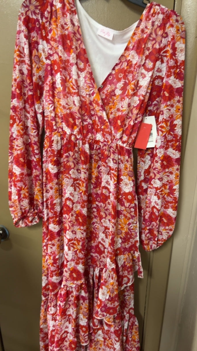 Pink Lily Dress Medium