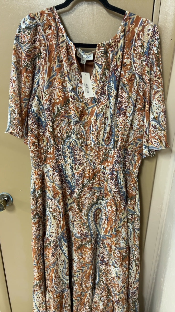 She & Sky Dress 2XL