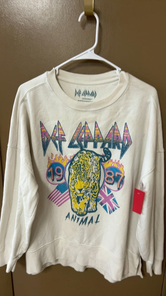 Def Leppard Sweatshirt Large