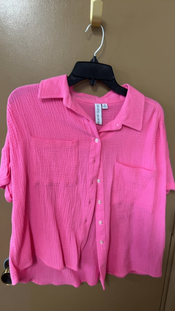 Pink Shirt Small