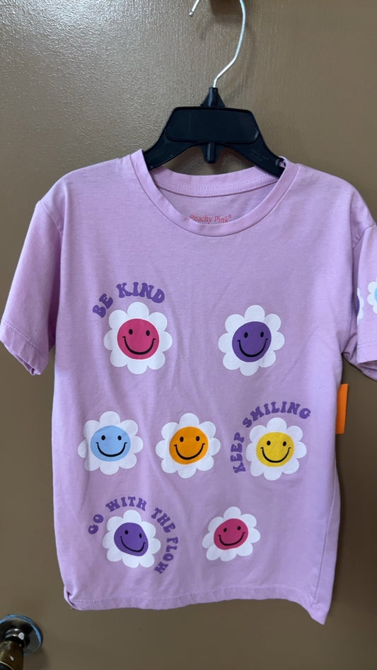 Peachy Pink T-Shirt Youth 7/8