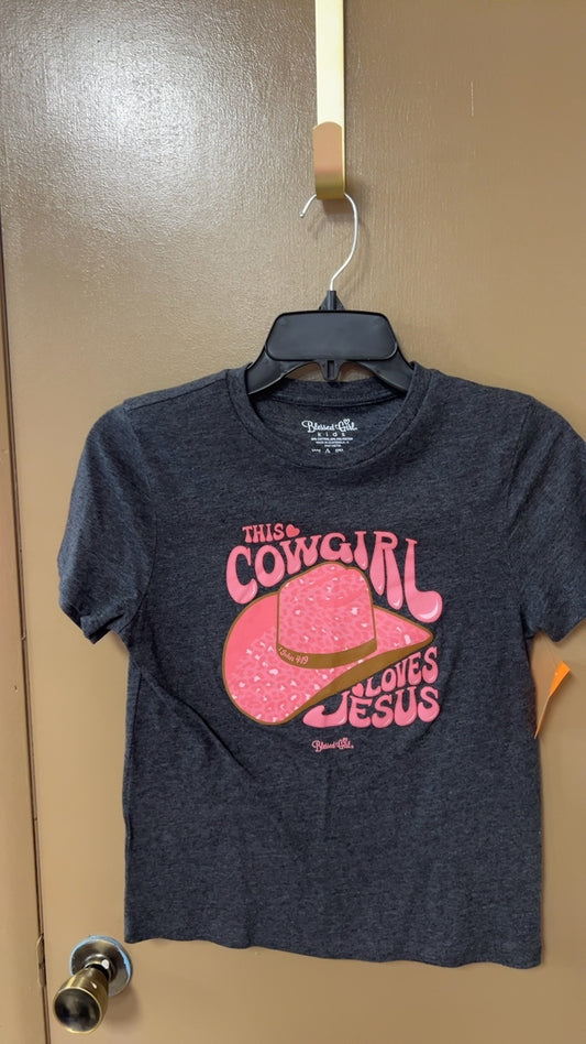 Blessed Girl Kids T-Shirt Medium