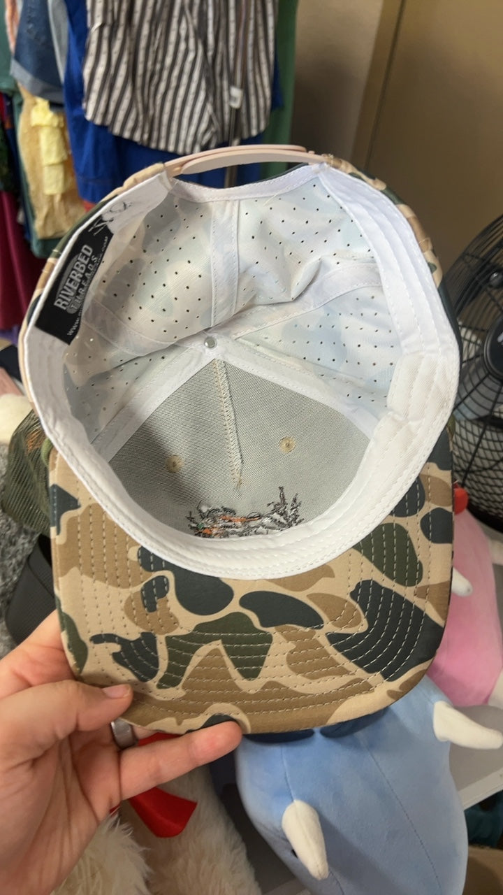 Hat Camo with Dog