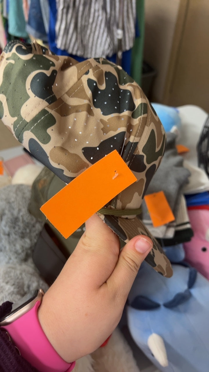 Hat Camo with Dog