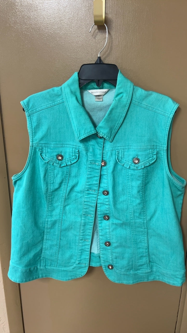 Christopher & Banks Vest XL