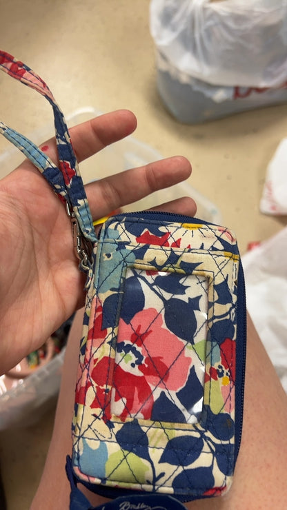 Vera Bradley Bag Small Blue and Pink