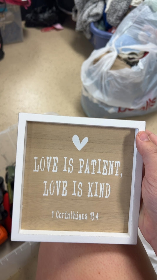 Decorative Sign Love is