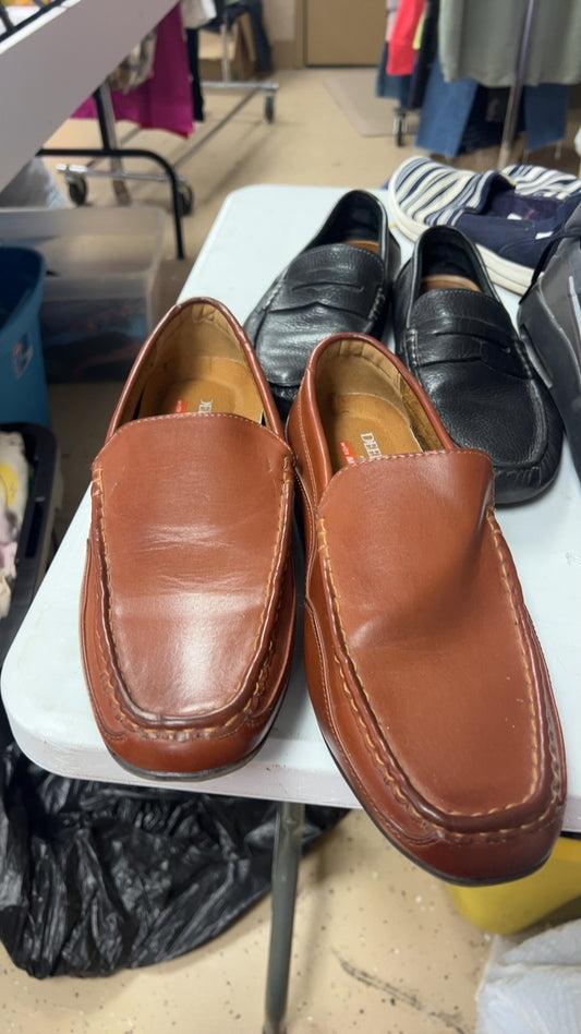 DIEB Loafers Mens 10 Brown