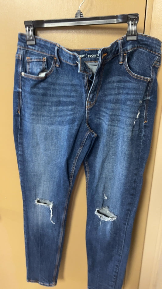 ROCKSTAR NAVY Pants Unspecified