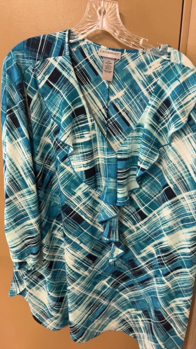 CATHERINES Blouse 3X
