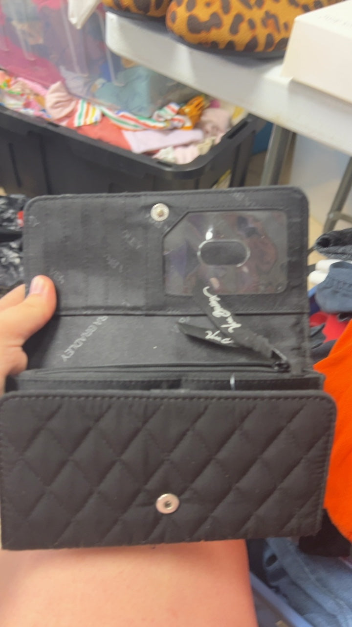 Vera Bradley Wallet Black