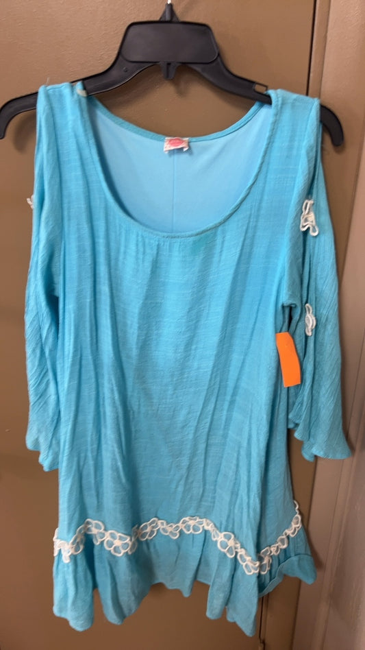 Blue floral dress Medium