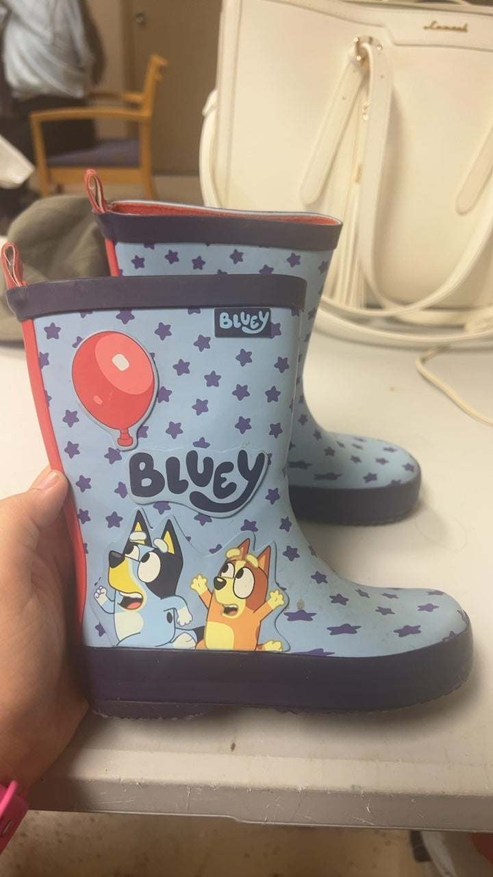 Bluey Rain Boots Youth 7/8