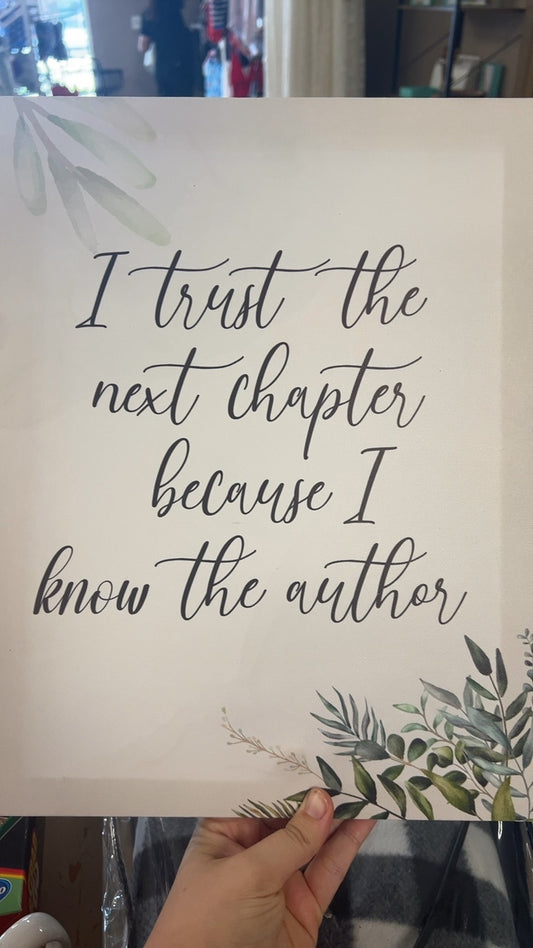 Decorative Sign Chapter 