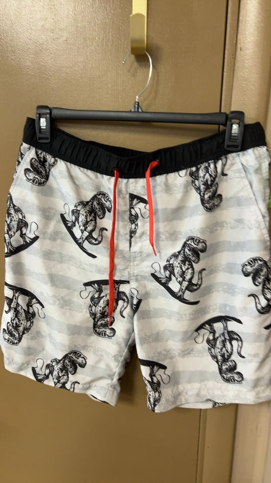 Swim Trunks MENS MEDIUM White