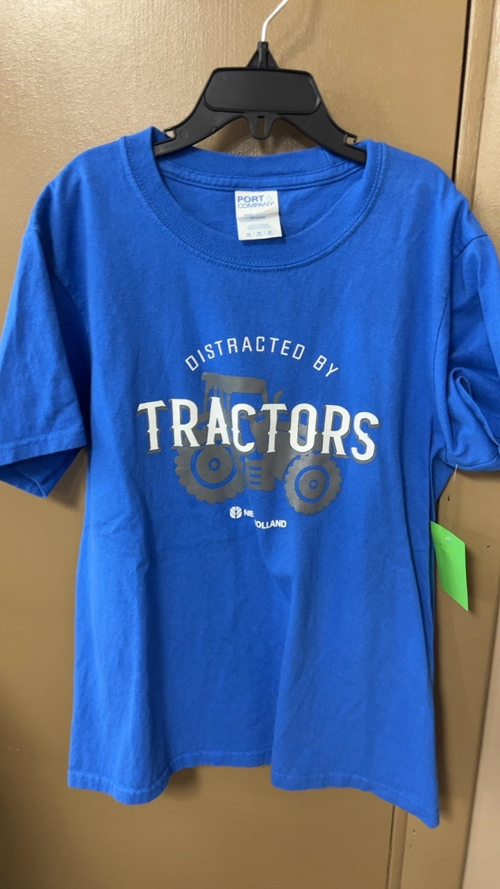 T-Shirt YOUTH Medium Blue
