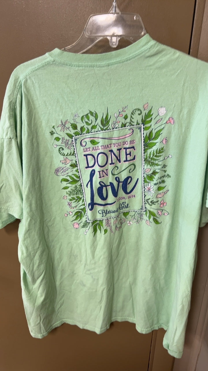 T-Shirt 2XL Light Green