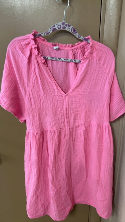 Dress Large Pink
