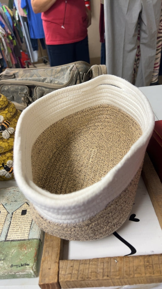 Basket Beige and Brown