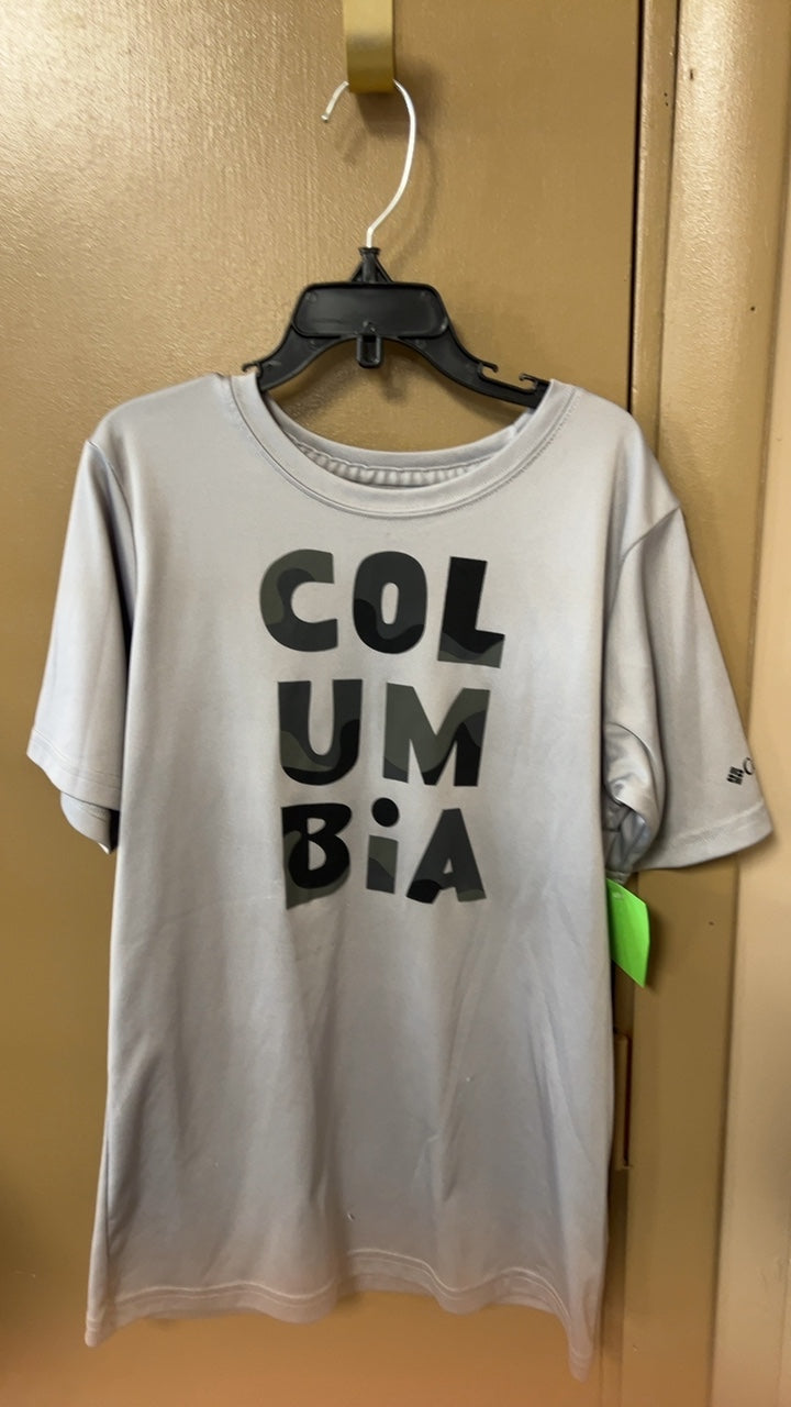 Columbia T-Shirt YOUTH 10/12 Gray