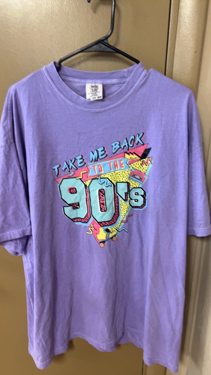 Comfort Colors T-Shirt 2XL Lavender