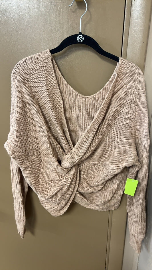 Sweater Large Beige