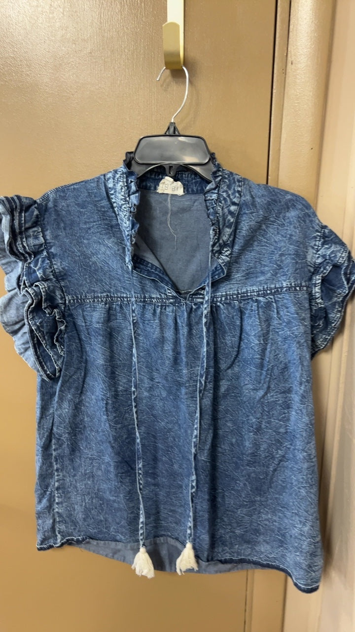 Bibi Blouse XL Blue