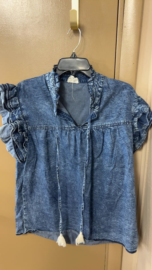 Bibi Blouse XL Blue