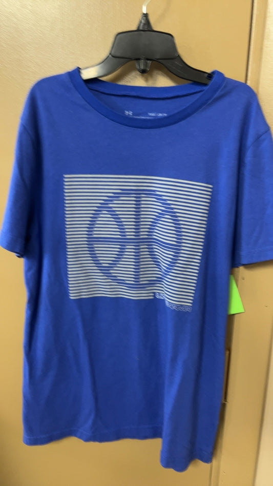 Under Armour T-Shirt YOUTH Medium Blue