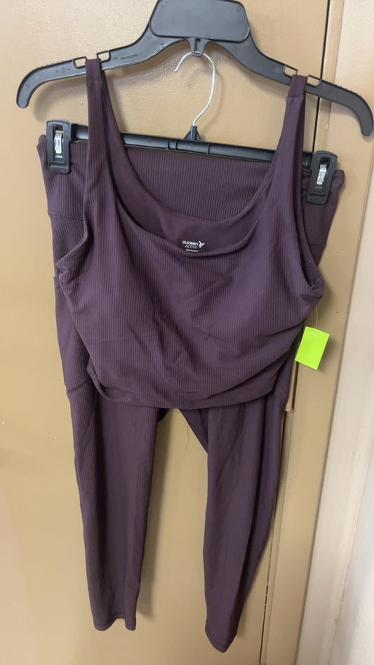 Old Navy 2 piece set Large Dark Purple