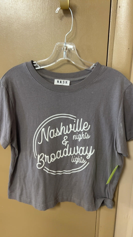 NASH. T-Shirt Large Gray
