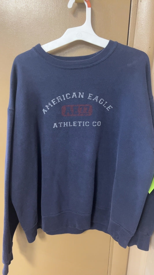 American Eagle Sweatshirt Medium Navy blue