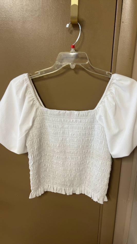 Pink Lily Top Large White