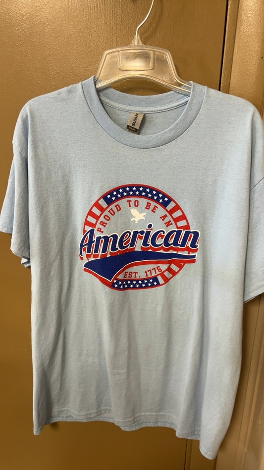 T-Shirt Large Light blue