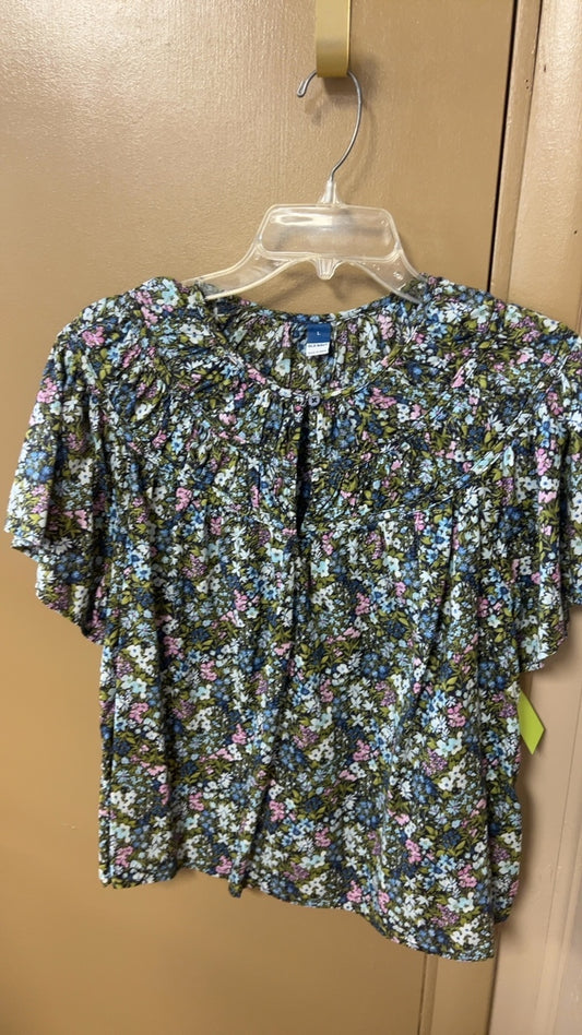 Old Navy Blouse Large Multicolor